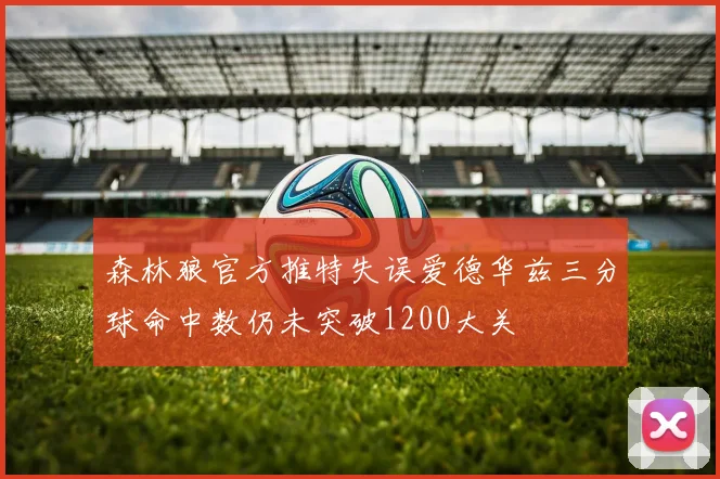 森林狼官方推特失误爱德华兹三分球命中数仍未突破1200大关